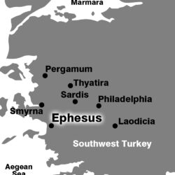 Ancient Ephesus Map